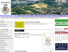 Tablet Screenshot of comune.lugagnano.pc.it